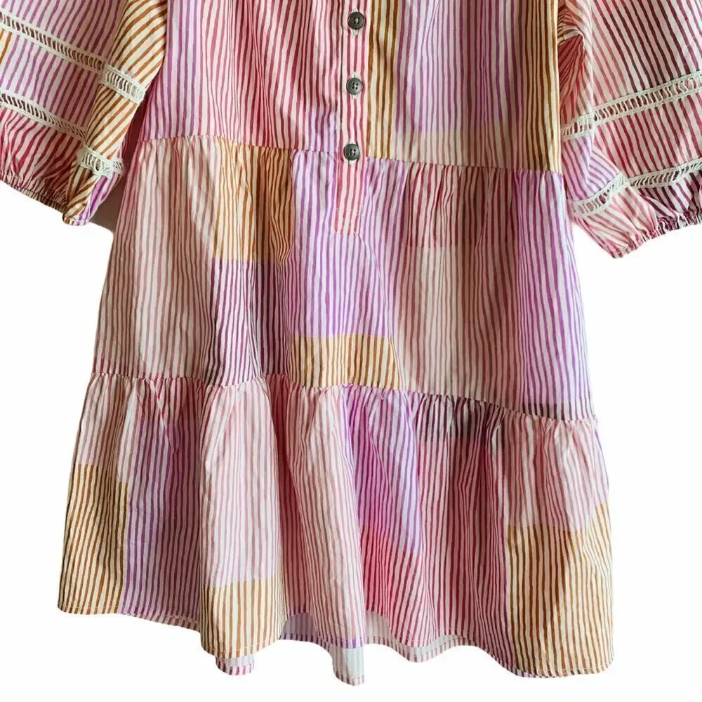 Anthropologie Maeve Size XS Gable Tiered Tunic Top
